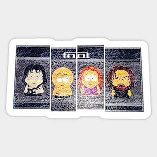 Tool Cartoon Parody Sticker
